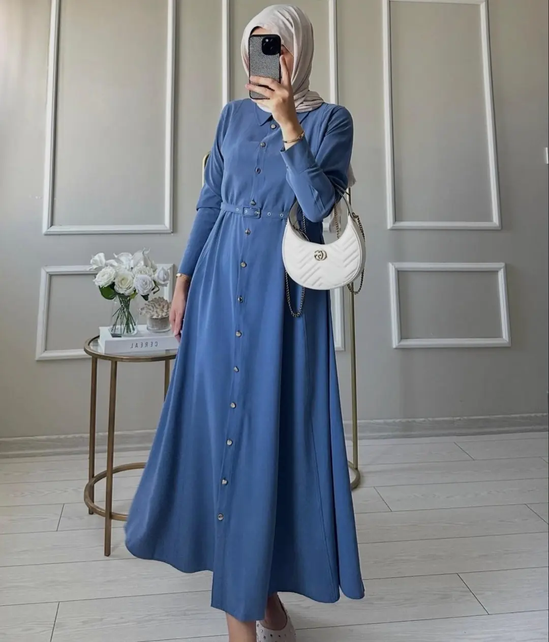 Alia Elbise İndigo